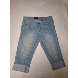 Diamante Premium Womens Capri Jeans Size 7
